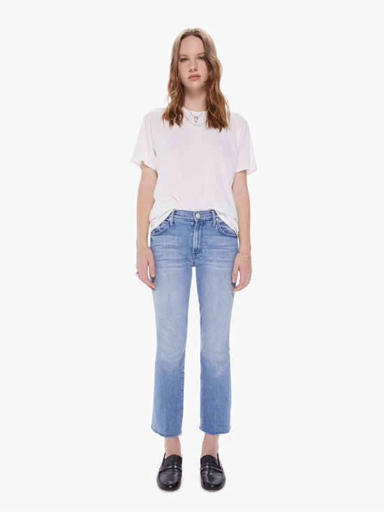 MOTHER Denim - Mother Insider Ankle Fray Jeans Herbal Remedy Size 27